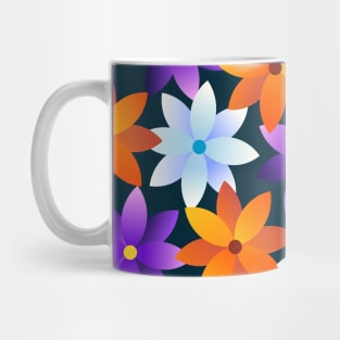 Beautiful Gradient Flower Mug